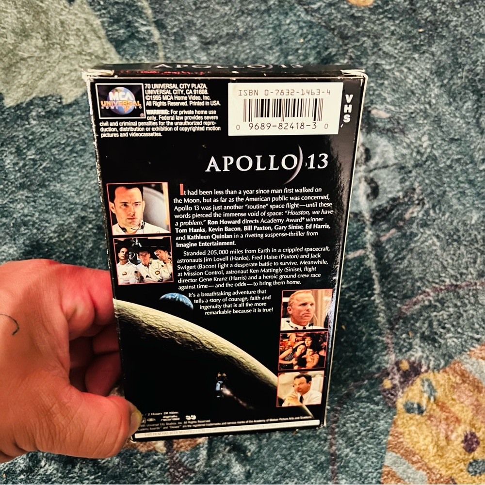 Apollo 13 Movie VHS - Picture 3 of 5